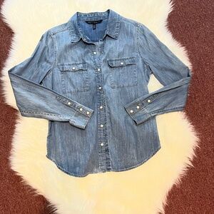 WHBM denim shirt
